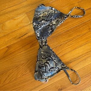 Shade & Shore Blue Camouflage Bikini NWT XL